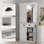 Armoire de cuisine polyvalente avec capteur de mouvement et tablettes réglables pour un rangement organisé