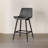 Cannell Upholstered Counter Stool with Metal Frame-814644127