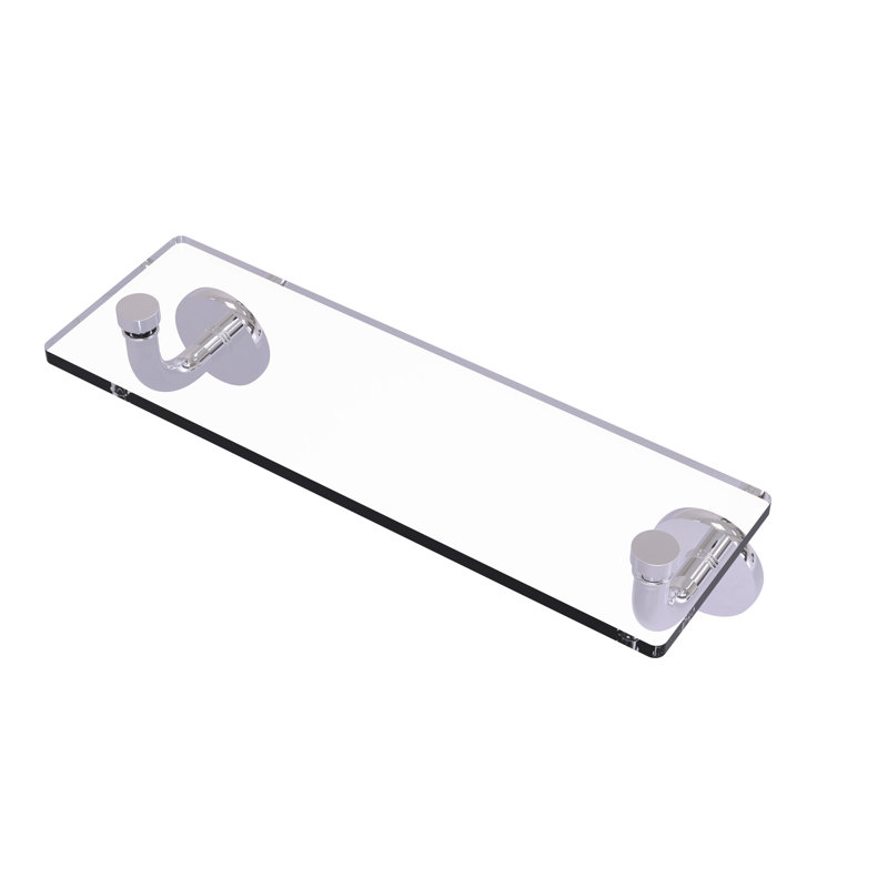 Tioga Bracket Shelf, Polished Chrome