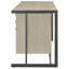 Bureau luge blanc et gris anthracite