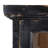 Harlow Wood and Glass Display Cabinet with 3 Shelves and 2 Doors
