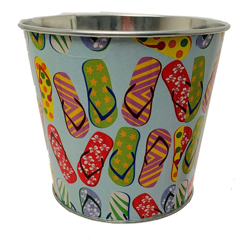 North Reading Metal Pot Planter