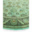 Overdyed One-of-a-Kind 9' 1" x 9' 1" Hand Knotted Area Rug