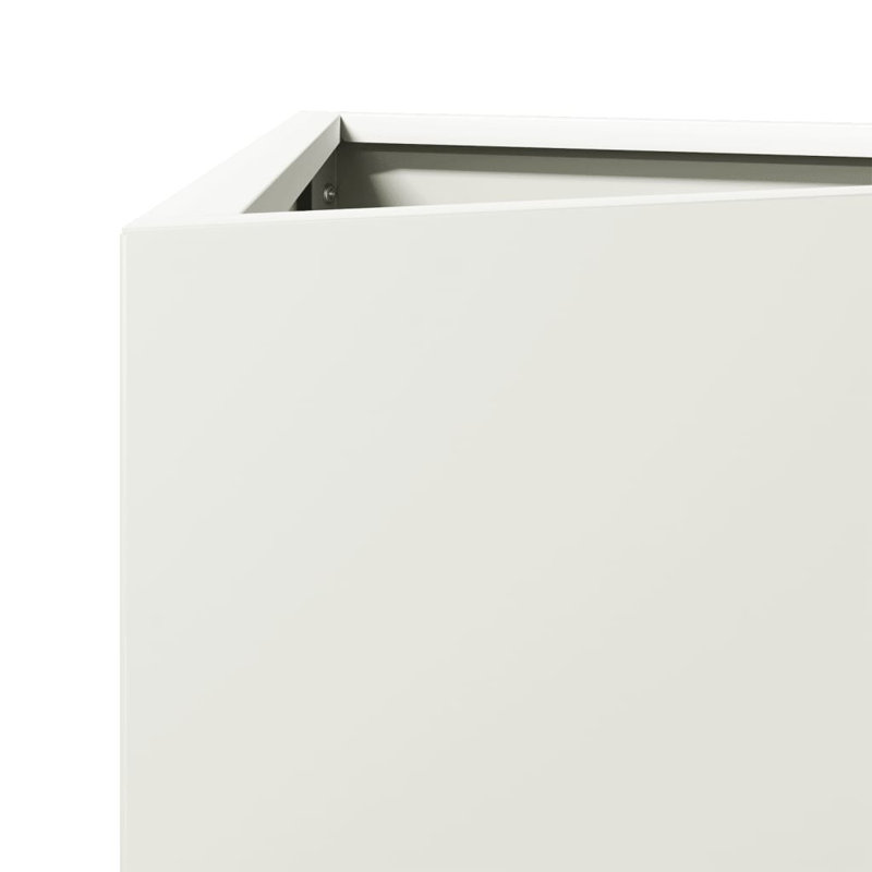Alicija Planter Box, White , 75cm H x 30cm W x 26cm D