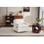 Fauteuil d'appoint pivotant en tissu Elacqua-106588596