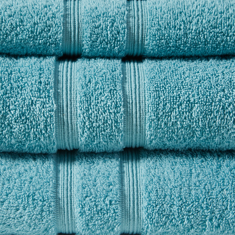 100% Turkish Cotton 6 Piece Towel Set, Aqua