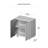 Ola Solid Mango Wood Accent Cabinet