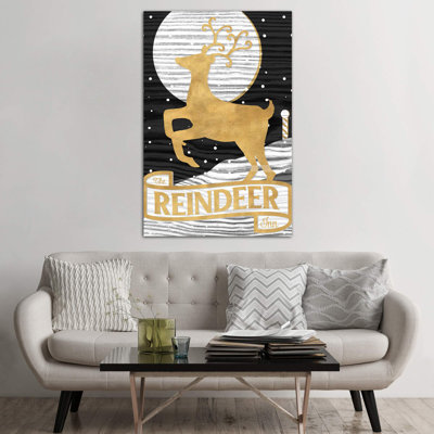 Winter Lodge Sign II 1 Piece Wrapped Canvas Wall Art