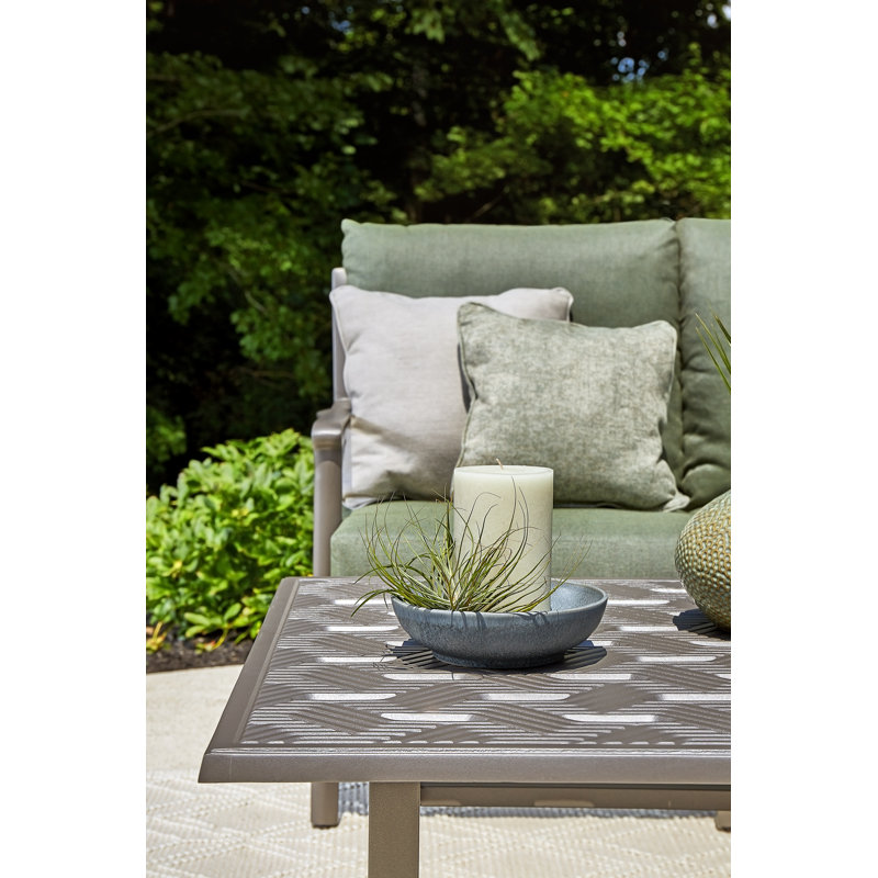 Merge Tables Outdoor Coffee Table, Weathered Teak