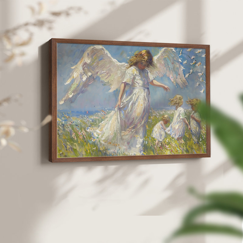 Faune - XLI - Reproduction encadrée - Restickable, H 8 po x l 10 po, Noyer