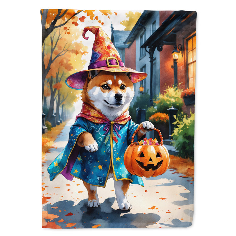 Drapeau du jardin Mastiff, Shiba Inu