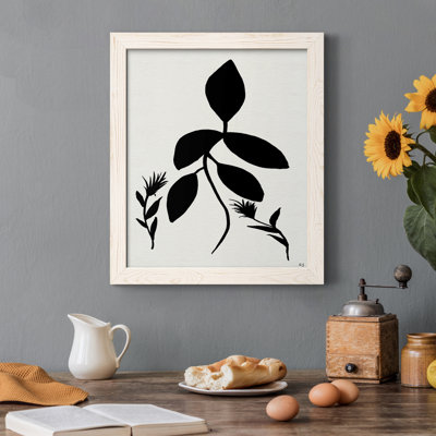 Toile encadrée Silhouette Garden I-Premium - prête à être accrochée