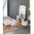 Full Length Mirror, Antique Gold Metal Floor Mirror For Living Room, Bedroom