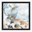 Caribou On Blue by Carol Robinson - Floater Frame Painting on Canvas-1106715979-1106715980