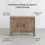 Buffet en bois massif Colston
