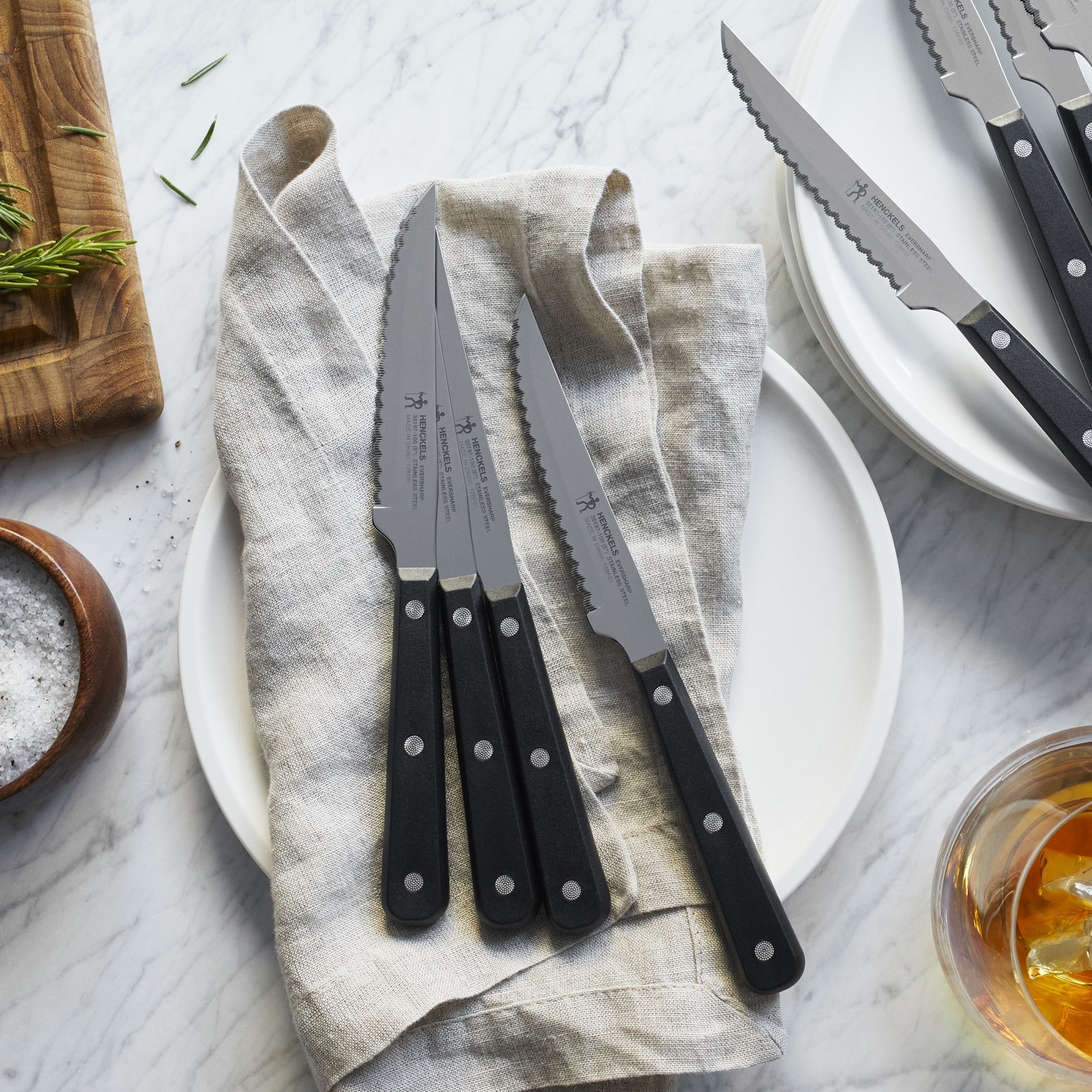 International Henckels 8-piece Serrated Steak Knife Set