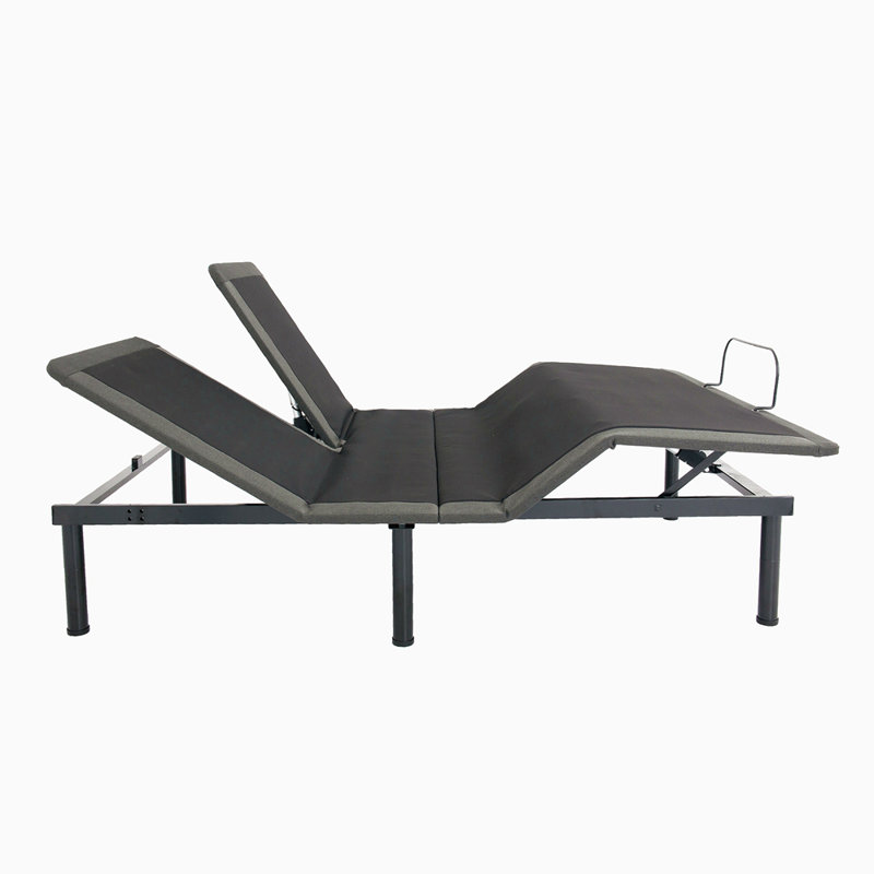 Queen Size Flex Head Quick Assembly Adjustable Bed Frame With Voice Activated Controls
