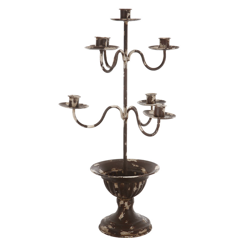 16'' H Metal Candelabra