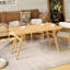 Table basse Transformer, table 2 en 1, table de salle à manger extensible, bois naturel, hauteur variable-1182695212