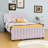 Elegant Velvet Upholstered Bed with Twin Trundle-1428852807-1428852808