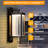 2-Pack PIR Sensor Outdoor Wall Sconce Exterior IP54 Waterproof Motion Sensor Modern Wall Light-1283492272