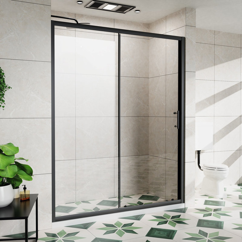60.In W X 72.In H Single Sliding Shower Door