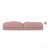 Upholstered  Dog Bed For Adults And Pets, Foldable Lazy Sofa Bed With 5 Adjustable Position, Includes 2 Soft Pillows For Bedroom, Living Room, Reading Corner(Pink)-1643986427