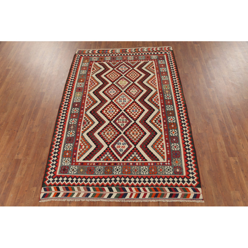 Vegetable Dye Kilim   Area Rug 5x8