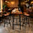 Jhonathan 6 - Person Pine Solid Wood Top Four Leg Dining Set-1632487867