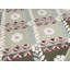 Hand-Knotted High-Quality Green Runner