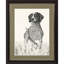 «Hunting Dog», reproduction d'art encadrée