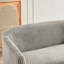 Corduroy 2, gris de 49,42 po. Fabrication avec pieds en bois massif, rembourrage en mousse pour une assise confortable, housse de canapé grise. Siège en mousse et soutien