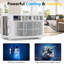 Climatiseur de fenêtre 8000BTU Wi-Fi avec chauffage