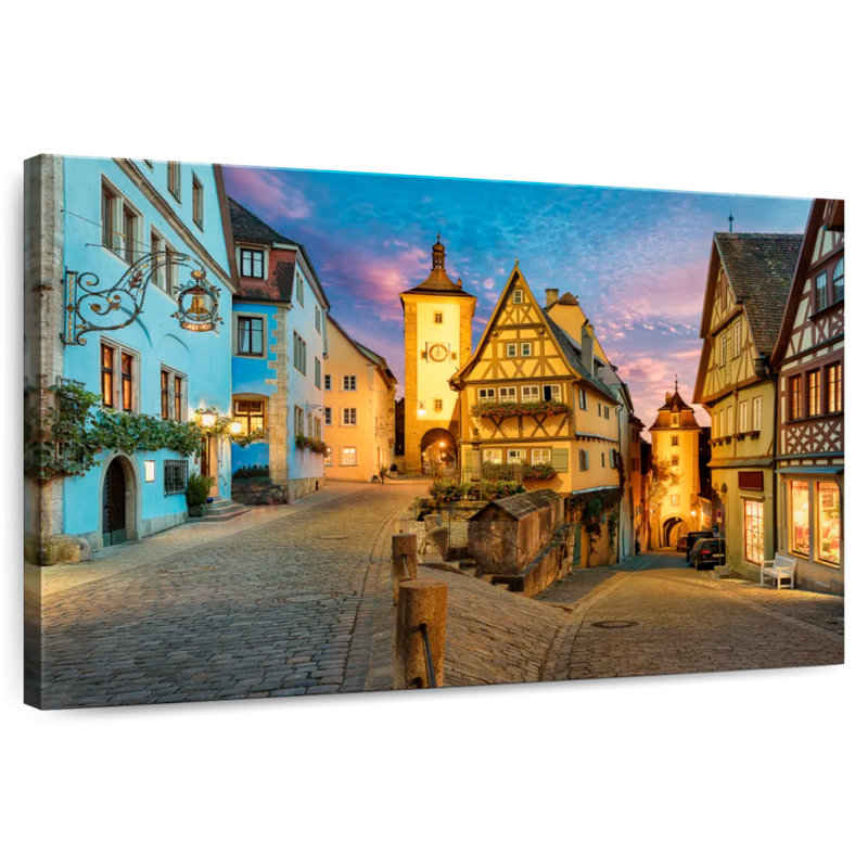 Lilie Rothenburg-sur-la-Tauber, H 32 po x l 48 po