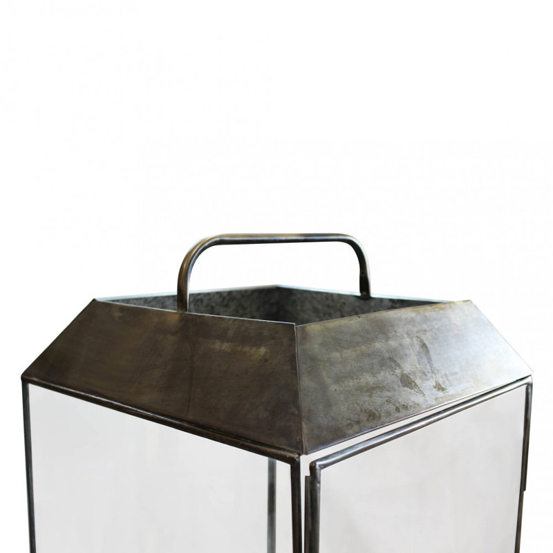 Floor Lantern, 63cm H x 33cm W x 33cm D