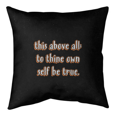 Coussin de sol d’inspiration Shakespeare