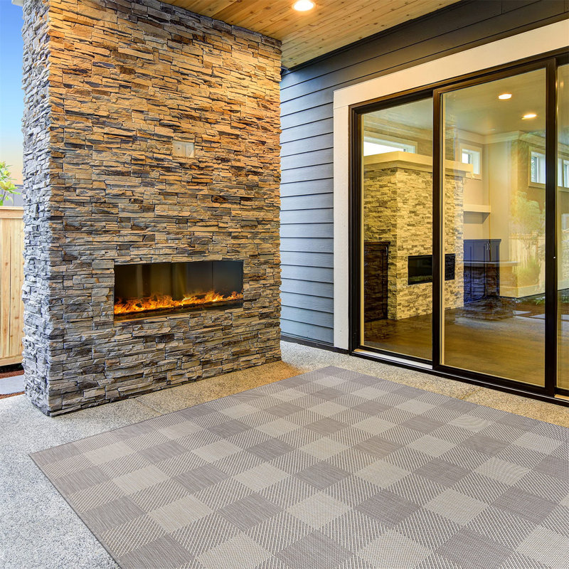 Tapis d'extérieur à carreaux Buffalo