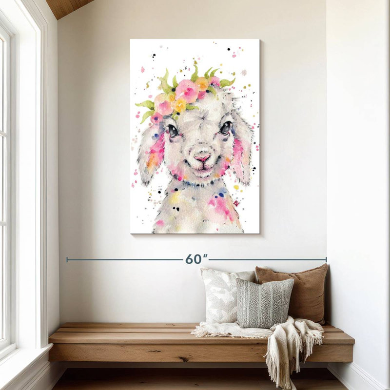 Brampt Little Lamb, 45" H x 30" W