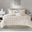 Raina Metallic Printed Comforter Set-10070211-809443