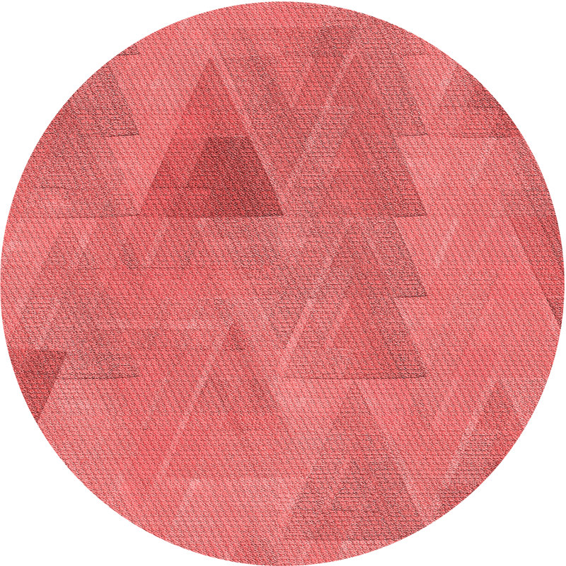 Performance Wool Abstract Indoor Rug, Round 6'