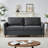 Linen Flared Arm Loveseat with Storage-47937124-27804201