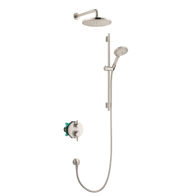 Raindance Thermostatic Complete Shower System with Rough-in Valve