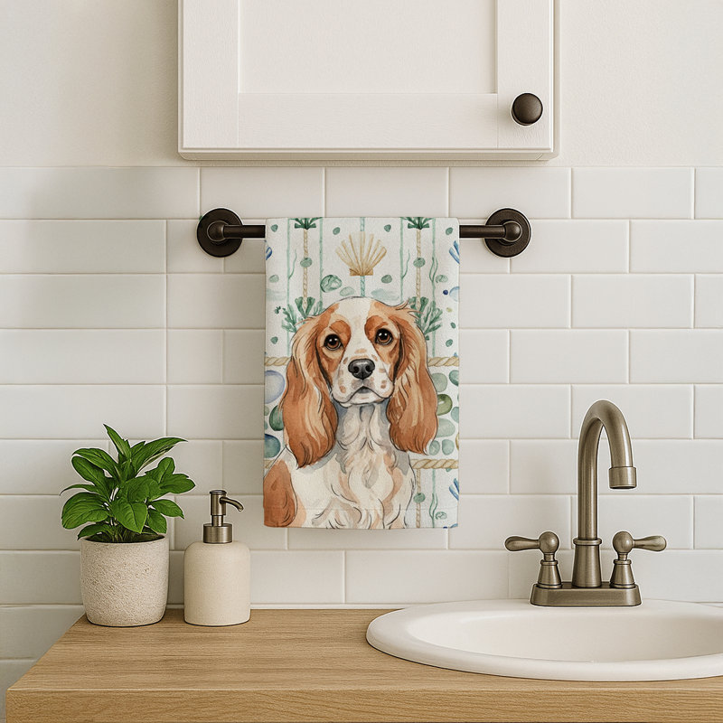 Serviette de cuisine Blenheim Cavalier Spaniel, Épagneul cavalier Blenheim