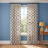 Nichols Floral Double-Lined Pleated Curtain