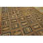Tapis vintage crocheté Mid American Century (6 pi x 8 pi 9 po - 183 x 267 cm)