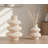 Two-Piece White Ceramic Vase Set, Modern Bohemian Style Home Décor, Versatile Living Room Dried Flower Arrangement.