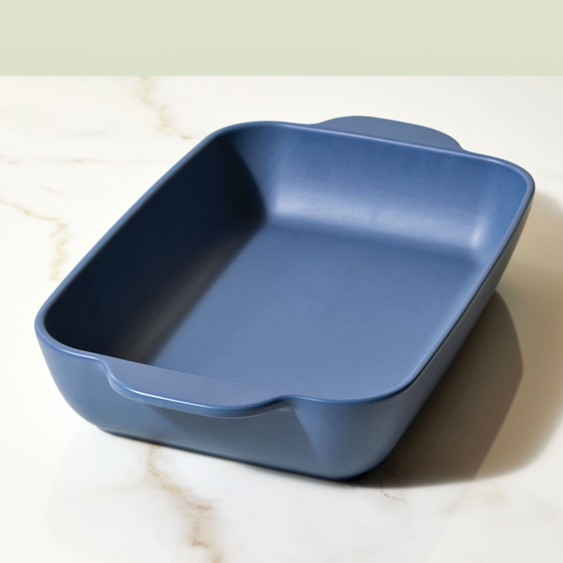 Anchor Blue Ceramic Rectangular Baking Dish, 9 x 13 Inch