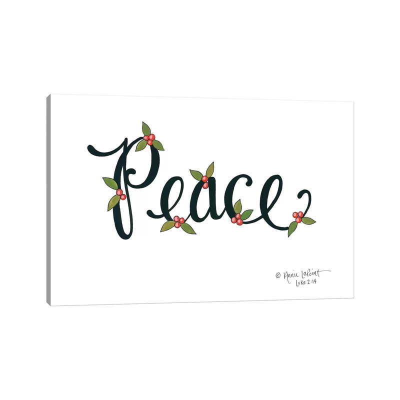 Peace With Berries by Annie LaPoint - Wrapped Canvas Gallery-Wrapped Canvas Giclée, 66.04 cm H x 45.72 cm W x 3.175 cm D