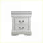 Ensemble de chambre à coucher, lit-bateau 2 pièces Eastern King Traditional Table de chevet | Blanc | Lits-bateau-347608977-347608976-347608983