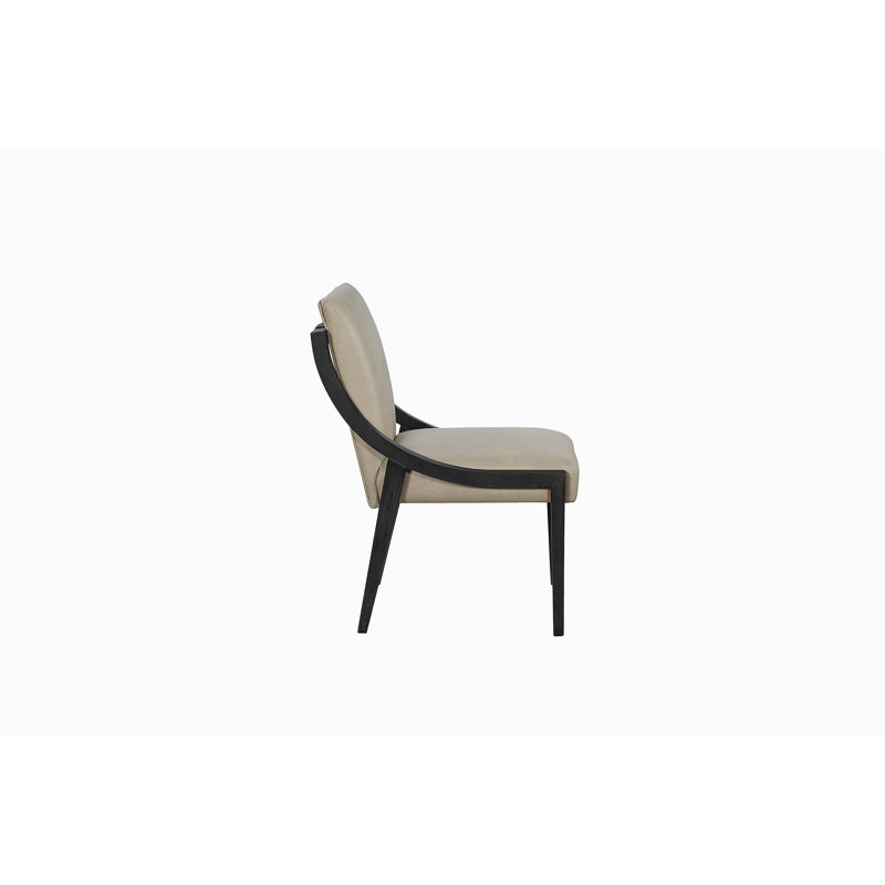 Fauteuil en cuir Sling - poivre